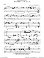 Cover icon of One Of A Kind Pts. 1 and 2 sheet music for piano solo by Bill Bruford, intermediate skill level