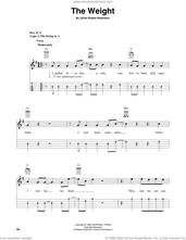 Cover icon of The Weight (arr. Fred Sokolow) sheet music for banjo solo by The Band, Fred Sokolow and Robbie Robertson, intermediate skill level