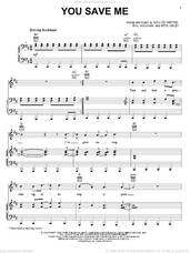 Cover icon of You Save Me sheet music for voice, piano or guitar by Kutless, Nick De Partee, Pete Kipley and Phil Wickham, intermediate skill level