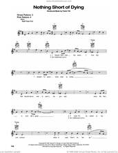 Cover icon of Nothing Short Of Dying sheet music for guitar solo (chords) by Travis Tritt, easy guitar (chords)