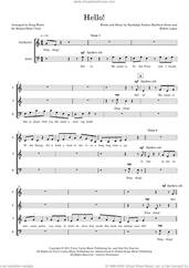 Cover icon of Hello! (arr. Doug Watts) sheet music for choir (SSAATTBB) by Parker, Lopez & Stone, Doug Watts, Bobby Lopez, Matthew Stone, Randolph Parker and Robert Lopez, intermediate skill level