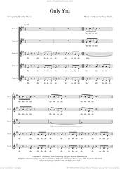 Cover icon of Only You (arr. Beverley Mason) sheet music for choir (SSSAA) by Yazoo, Beverley Mason and Vince Clarke, intermediate skill level