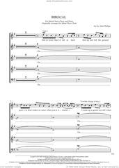 Cover icon of Biblical (arr. Aled Phillips) (COMPLETE) sheet music for orchestra/band (SATB) by Calum Scott, Aled Phillips, Corey Sanders, James Bay, Jon Maguire, Jonathan Green and Jonathan Maguire, intermediate skill level