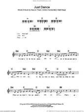 Cover icon of Just Dance sheet music for voice and other instruments (fake book) by Lady GaGa, Aliaune Thiam and Nadir Khayat, intermediate skill level