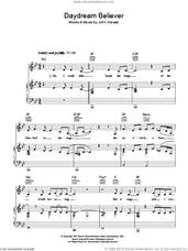 Cover icon of Daydream Believer sheet music for voice, piano or guitar by Susan Boyle and John Stewart, intermediate skill level