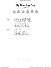 Cover icon of My Dancing Day sheet music for guitar (chords), intermediate skill level