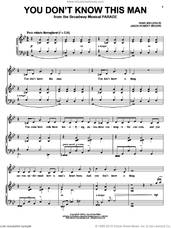 Cover icon of You Don't Know This Man (from Parade) sheet music for voice and piano by Jason Robert Brown and Parade (Musical), intermediate skill level