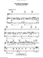 Cover icon of Pointless Nostalgic sheet music for voice, piano or guitar by Jamie Cullum, intermediate skill level