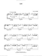 Cover icon of Leo sheet music for piano solo by Ludovico Einaudi, classical score, intermediate skill level