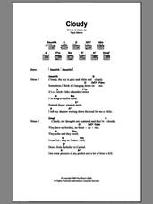 Cover icon of Cloudy sheet music for guitar (chords) by Simon & Garfunkel and Paul Simon, intermediate skill level