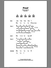 Cover icon of Proof sheet music for guitar (chords) by Paul Simon, intermediate skill level