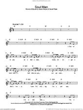 Cover icon of Soul Man sheet music for voice and other instruments (fake book) by Sam & Dave, David Porter and Isaac Hayes, intermediate skill level