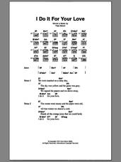 Cover icon of I Do It For Your Love sheet music for guitar (chords) by Paul Simon, intermediate skill level
