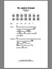 Cover icon of St. Judy's Comet sheet music for guitar (chords) by Paul Simon, intermediate skill level