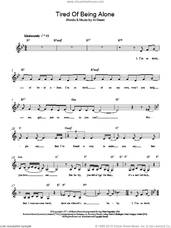 Cover icon of Tired Of Being Alone sheet music for voice and other instruments (fake book) by Al Green, intermediate skill level