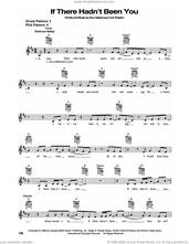 Cover icon of If There Hadn't Been You sheet music for guitar solo (chords) by Billy Dean, Ron Hellard and Tom Shapiro, easy guitar (chords)