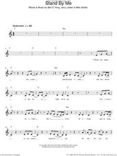 Cover icon of Stand By Me sheet music for voice and other instruments (fake book) by Ben E. King, Jerry Leiber and Mike Stoller, intermediate skill level