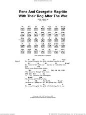 Cover icon of Rene And Georgette Magritte With Their Dog After The War sheet music for guitar (chords) by Paul Simon, intermediate skill level