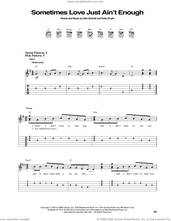 Cover icon of Sometimes Love Just Ain't Enough sheet music for guitar solo (easy tablature) by Patty Smyth and Glen Burtnik, easy guitar (easy tablature)