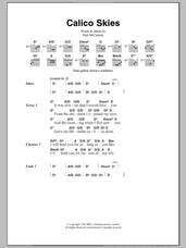 Cover icon of Calico Skies sheet music for guitar (chords) by Paul McCartney, intermediate skill level