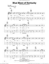 Cover icon of Blue Moon Of Kentucky (arr. Fred Sokolow) sheet music for banjo solo by Bill Monroe, Fred Sokolow, Elvis Presley and Patsy Cline, intermediate skill level