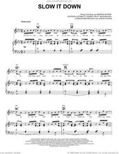 Cover icon of Slow It Down sheet music for voice, piano or guitar by Benson Boone, Connor McDonough, Jackson Lafrantz Larsen, Jason Evigan and Riley McDonough, intermediate skill level