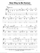 Cover icon of New Way To Be Human sheet music for guitar (tablature, play-along) by Switchfoot, Douglas Kaine McKelvey and Jonathan Foreman, intermediate skill level