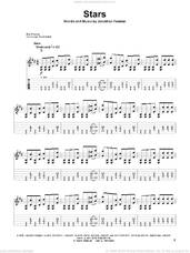 Cover icon of Stars sheet music for guitar (tablature, play-along) by Switchfoot and Jonathan Foreman, intermediate skill level