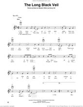 Cover icon of The Long Black Veil (arr. Fred Sokolow) sheet music for banjo solo by Lefty Frizzell, Fred Sokolow, Danny Dill and Marijohn Wilkin, intermediate skill level