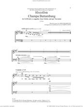 Cover icon of Champa Battambang (arr. Darita Seth) sheet music for choir (SATB: soprano, alto, tenor, bass) by Sinn Sisamouth and Darita Seth, intermediate skill level