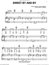 Cover icon of Sweet By And By sheet music for voice, piano or guitar by Randy Travis, Joseph P. Webster and Sanford Fillmore Bennett, intermediate skill level