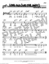 Cover icon of Long Ago (And Far Away) (Low Voice) sheet music for voice and other instruments (real book with lyrics) by Ira Gershwin and Jerome Kern, intermediate skill level