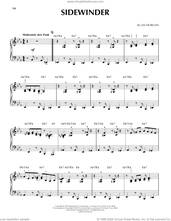 Cover icon of Sidewinder (arr. Brent Edstrom) [Jazz version] sheet music for piano solo by Lee Morgan and Brent Edstrom, intermediate skill level
