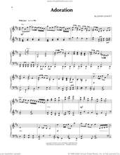 Cover icon of Adoration sheet music for piano solo by John Leavitt, intermediate skill level