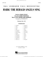 Cover icon of Hark! The Herald Angels Sing (arr. Ted Ricketts) (COMPLETE) sheet music for full orchestra by Felix Mendelssohn-Bartholdy, Charles Wesley, George Whitefield and Ted Ricketts, intermediate skill level
