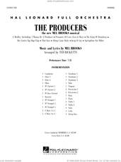 Cover icon of The Producers (arr. Ted Ricketts) (COMPLETE) sheet music for full orchestra by Mel Brooks and Ted Ricketts, intermediate skill level