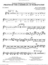 Cover icon of Symphonic Highlights from Pirates Of The Caribbean: At World's End sheet music for full orchestra (Bb clarinet 1) by Hans Zimmer, Paul Lavender and Robert Longfield, intermediate skill level