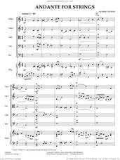 Cover icon of Andante for Strings (COMPLETE) sheet music for orchestra by John Cacavas, classical score, intermediate skill level