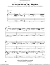 Cover icon of Practice What You Preach sheet music for guitar (tablature) by Testament, Alex Skolnick, Charles Billy, Eric Peterson, Gregory Christian and Luciano Clemente, intermediate skill level