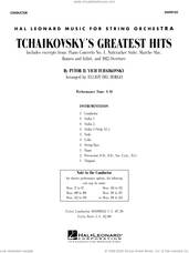 Cover icon of Tchaikovsky's Greatest Hits (arr. Elliot Del Borgo) (COMPLETE) sheet music for orchestra by Pyotr Ilyich Tchaikovsky and Elliot Del Borgo, classical score, intermediate skill level