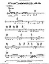 Cover icon of (Without You) What Do I Do With Me sheet music for guitar solo (chords) by Tanya Tucker, David Chamberlain, David Lewis and Royce Porter, easy guitar (chords)