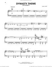 Cover icon of Dynasty Theme sheet music for piano solo by Bill Conti, intermediate skill level