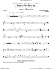 Cover icon of Psalms Of The Passover sheet music for orchestra/band (cello) by Ed Lojeski, intermediate skill level