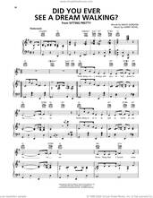 Cover icon of Did You Ever See A Dream Walking? sheet music for voice, piano or guitar by Mack Gordon, Bing Crosby and Harry Revel, intermediate skill level