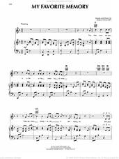 Cover icon of My Favorite Memory sheet music for voice, piano or guitar by Merle Haggard, intermediate skill level