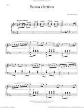 Cover icon of Scossa elettrica (Electric Shock) sheet music for piano solo by Giacomo Puccini, classical score, intermediate skill level