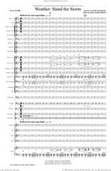 Cover icon of Weather: Stand The Storm (Full Orchestration) (COMPLETE) sheet music for orchestra/band by Rollo Dilworth and Claudia Rankine, intermediate skill level