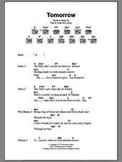 Cover icon of Tomorrow sheet music for guitar (chords) by Paul McCartney and Linda McCartney, intermediate skill level