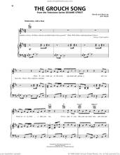 Cover icon of The Grouch Song (from Sesame Street) sheet music for voice, piano or guitar by Jeff Moss, intermediate skill level