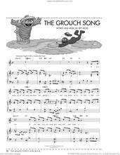Cover icon of The Grouch Song (from Sesame Street) sheet music for voice, piano or guitar by Jeff Moss, intermediate skill level